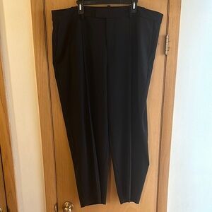 Madewell Women’s Straight Loose Fit Trousers Pants Black Plus Size 20W